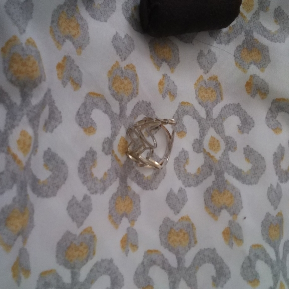 Sterling silver ring heart - Picture 2 of 2